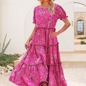 Bohemian floral dress